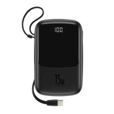 Baseus Qpow Digital Display 3A 15w 10000mAh Power Bank with Type-C Cable