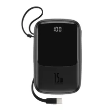 Baseus Qpow Digital Display 3A 15w 10000mAh Power Bank with Type-C Cable