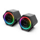 Kisonli L-6060 Multimedia Mini Led Speaker showcasing its sleek design and LED features for enhanced audio experience