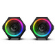 Kisonli L-6060 Multimedia Mini Led Speaker showcasing its sleek design and LED features for enhanced audio experience