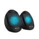 Kisonli L-7070 Multimedia Mini Led Speaker showcasing vibrant LED lights and compact design, perfect for enhancing your audio experience