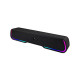 Kisonli LED-913 Bluetooth RGB Gaming Soundbar Speaker showcasing vibrant LED lights and sleek design for an immersive audio experience.