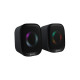 Kisonli X3 RGB USB Speaker showcasing vibrant colors and sleek design, perfect for computer setups in Bangladesh.