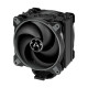 Arctic Freezer 34 eSports DUO Air CPU Cooler Grey installed on CPU, showing dual fans and aluminum fin design