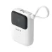 Havit PB5215 10000mah Digital Display Power Bank with USB-C & Lightning Cable image 1
