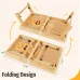 Bamboo Wooden Dual Fan Laptop Cooler Table Desk image 6