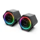 Kisonli L-6060 Multimedia Mini Led Speaker showcasing its sleek design and LED features for enhanced audio experience