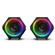 Kisonli L-6060 Multimedia Mini Led Speaker showcasing its sleek design and LED features for enhanced audio experience