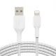Belkin BOOST CHARGE Braided Lightning to USB-A Cable 15 cm (CAA002bt0MWH )