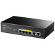 Cudy FS1006P 6-Port PoE+ Switch showcasing six ports and compact design for efficient networking