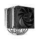 DeepCool AK620 High Performance Dual Tower CPU Cooler showcasing its sleek design and dual heatsink for optimal thermal performance.