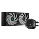DeepCool LE520 240mm All-in-one ARGB Liquid CPU Cooler with stylish design and RGB lighting for enhanced cooling performance.