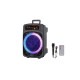 Havit SF124BT Bluetooth RGB Light Speaker with built-in microphone displayed in a tech environment
