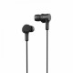 A pair of Havit i37 Bluetooth Sports Earphones displayed on a gym bench showing their sleek design and features.
