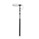 BOYA BY-PB25 Carbon Fiber Boom Pole with internal XLR cable displayed in a studio setting