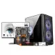 AMD Ryzen 7 5700G Custom Desktop PC with Monitor
