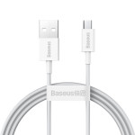 Baseus Superior Series Fast Charging Data Cable USB to Micro 2A 1m White CAMYS-02