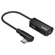 Baseus Type-C to C & 3.5mm jack L45 Black CATL45-01