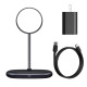 Baseus Swan 2-in-1 Wireless Magnetic Charging Bracket 20W Quick Charger 12V 2A With USB For type-C 3A 1m Black