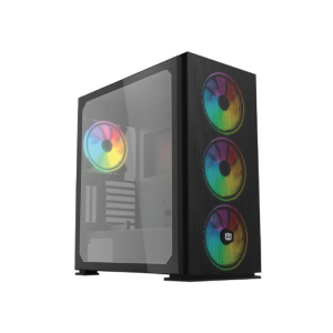 VALUE-TOP MANIA G2 E-ATX GAMING CASE WITH 4X14CM ARGB FAN, 2XUSB3.0 & 2XUSB2.0/ EMBEDDED SHATTER-PROOF TEMPERED GLASS
