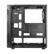 Safeway MTG-20 Mid Tower Black ATX Gaming Casing showcasing its sleek design and spacious interior for optimal airflow