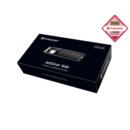 Transcend 480GB JetDrive 850 NVMe PCIe Gen3 X4 Internal SSD For MAC