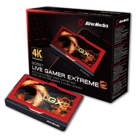"Avermedia GC551 Type C Live Gamer Extreme 2: Full HD Game Capture Card in Black"