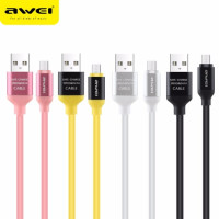 Awei CL-81 USB to Type C Fast Data & Charging Cable Awei CL-81 USB to Type C Fast Data & Charging Cable