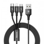 Baseus Rapid Series 3-in-1 Data & Charging Cable