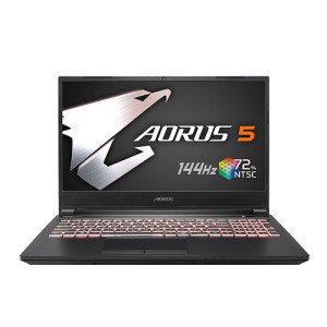 Gigabyte Aorus 5 MB Core i5 10th Gen 512GB SSD, GTX 1650Ti Graphics 15.6 inch144Hz FHD Gaming Laptop