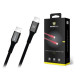 MicroPack MC-CC23 3A TYPE-C TO TYPE-C 2M Cable Black