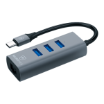 Micropack MDC-3AE USB-C to USB-A HUB with Ethernet