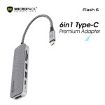 Micropack MDC-6 Type C 6 in 1 Premium Adapter