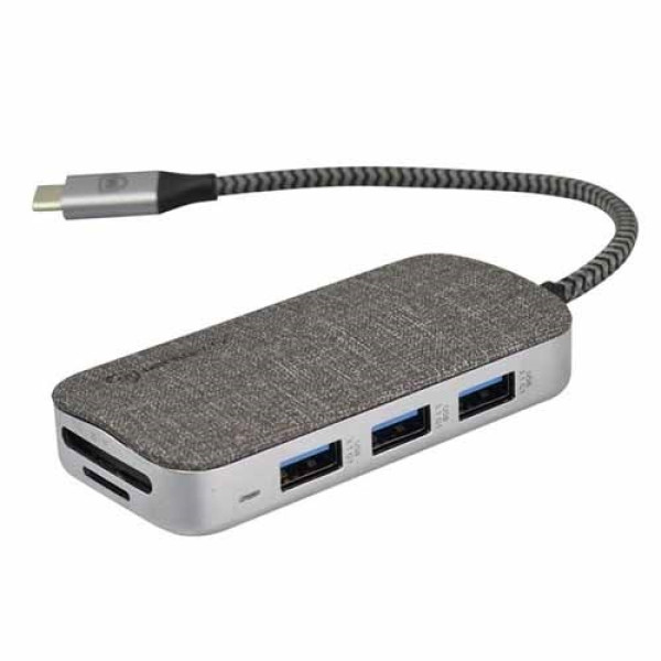 Micropack MDC-8 8 in 1 Flash Multi Port Type-C Data Converter showcasing its various ports and features
