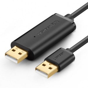 Ugreen 20226 USB 2.0 Data link cable-Black 3M
