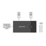 Ugreen 30357 Switch with 2 Ports USB