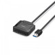 UGREEN 20215 USB 2.0 to SATA Hard Driver converter cable with 12V 2A power adapter 50CM