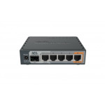 Mikrotik RB760iGS RouterBOARD RB760iGS hEX-S 5xGigabit Ethernet, 1xSFP, Dual Core 880MHz CPU, 256MB RAM, USB, (RouterOS L4)