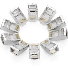 Ugreen RJ45 Cat 6 Shielding Crystal Connector 10 Pcs (1Pack)