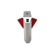 ZKTeco FBL2222 Flap Barrier Turnstile for additional Lane with controller and fingerprint & RFID reader)