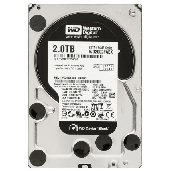 Western Digital Black 2TB SATA Hard Disk showcasing its features and design, perfect for high-performance computing.
