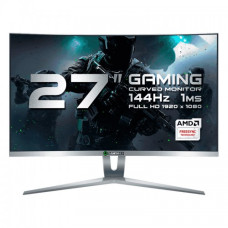 Gamemax GMX 27 C144 27 inch FHD Ultra Wide Curved Gaming Monitor - White