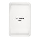 ADATA SC685 500GB External SSD in a sleek design, showcasing its portability and USB 3.2 connectivity for fast data transfer