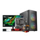 AMD Ryzen 5 5600G Custom Desktop PC with Monitor