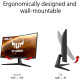 ASUS TUF VG27WQ1B 27 inch WQHD Curved Gaming Monitor showcasing vibrant display and sleek design