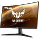 ASUS TUF VG27WQ1B 27 inch WQHD Curved Gaming Monitor showcasing vibrant display and sleek design