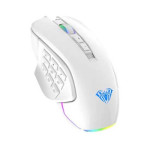 AULA H510 RGB Wired Gaming Mouse (White)