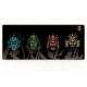 AULA MP-WFFM Gaming Mouse Pad featuring a durable sewing edge, designed for gamers in Bangladesh with a smooth surface for precision and comfort.