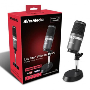 AVerMedia AM310 USB Microphone Black Unix Network | Laptop Shop | Jessore Computer City