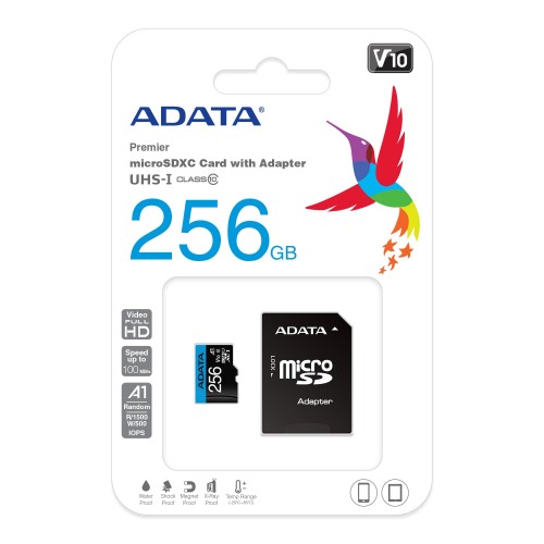 Adata Premier 256GB MicroSDXC UHS-I Memory Card Unix Network | Laptop Shop | Jessore Computer City